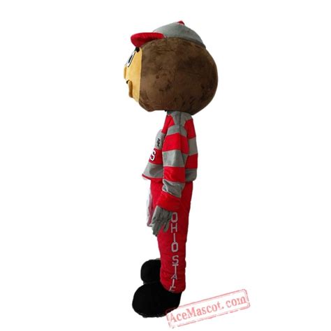 Brutus Mascot Costume Adult Brutus Buckeye Costume