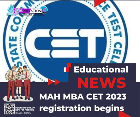 MAH MBA CET 2023 registration begins - Edunovations