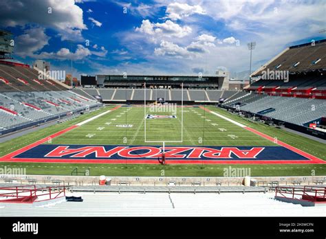 The University of Arizona football stadium on the UA Campus in Tucson ...