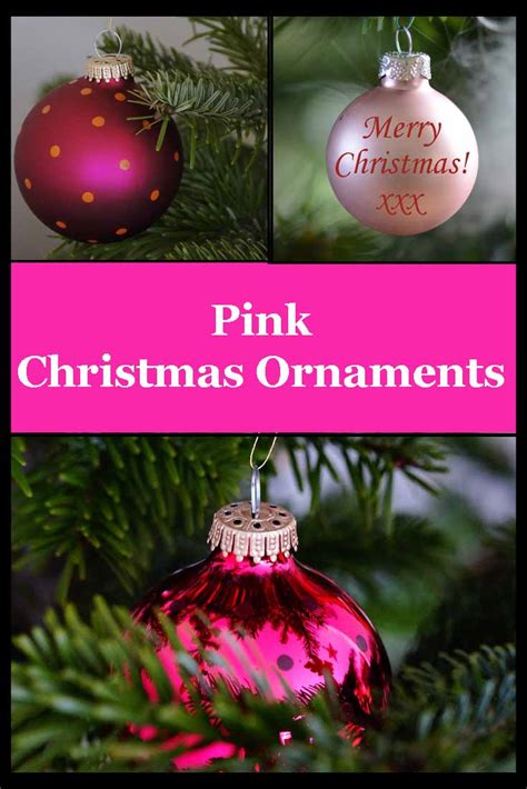 Pink Christmas Ornaments - Christmas Tree Ideas.net