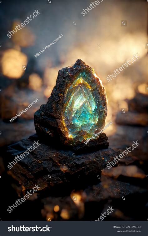 Illustration Beautiful Shining Arkenstone Gem Stock Illustration 2211698163 | Shutterstock