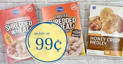 Kroger brand Cereal is as low as 99¢! - Kroger Krazy