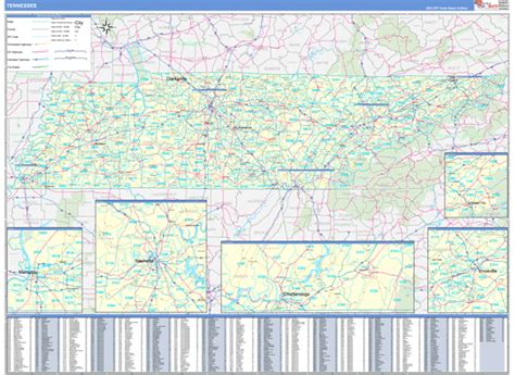 Zip Code Wall Map Of Lebanon Tn Zip Code Map Laminated | Images and ...