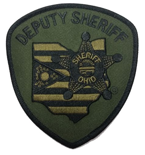 Premier Emblem Ohio Sheriff Patches - Red Diamond Uniform & Police Supply