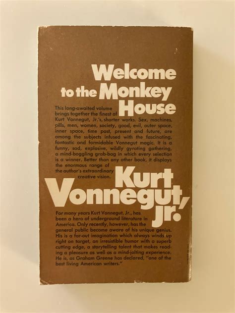 1st Printing Welcome To The Monkey House by Kurt Vonnegut Jr. | Etsy