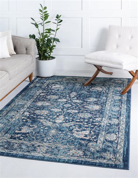 Navy Blue 10' x 13' Stockholm Rug | Rugs.ca