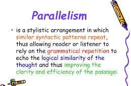 Parallel Structure - ewriter29