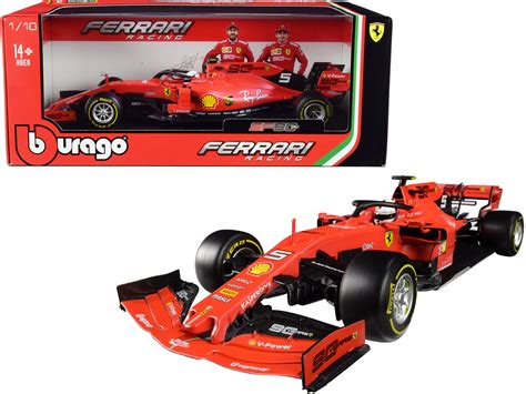 Ferrari SF90 #5 Sebastian Vettel F1 Formula 1 (2019) 1/18 Diecast Model ...