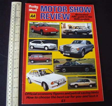 DAILY MAIL ABC Guide Motor Review (Large Format Magazine) Motor Show 1985 £9.95 - PicClick UK