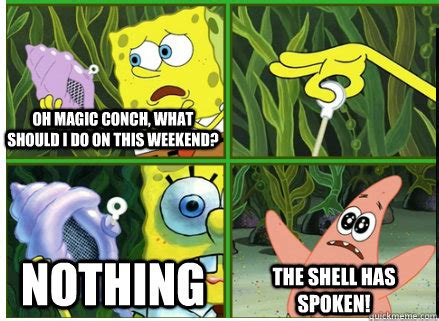 Magic Conch Shell memes | quickmeme