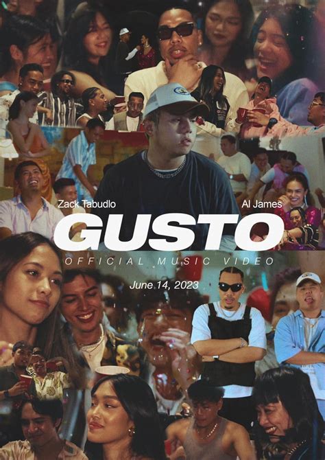 Zack Tabudlo Feat. Al James: Gusto (Music Video 2023) - IMDb