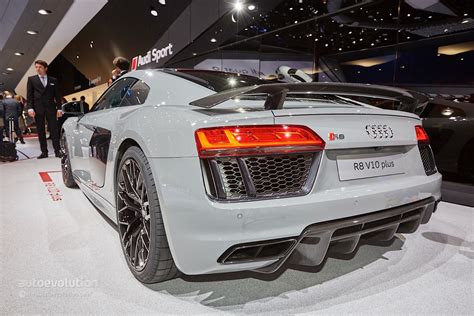 Nardo Gray Audi R8 V10 Plus Shows the Exclusive Side of German Supercars in Frankfurt ...