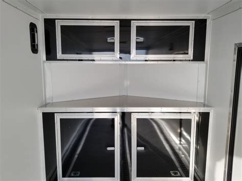 Custom 7x16 Blackout w/ Interior Cabinets. (ad 790) - USA Cargo Trailer