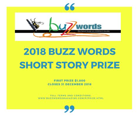 Buzz Words: 2018 Buzz Words Short Story Prize Winners