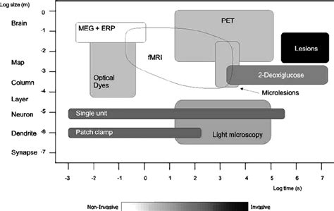 Comparison among techniques. The temporal and spatial resolution of ...