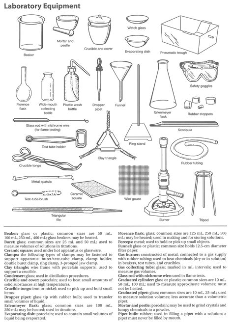 13 Chemistry Lab Equipment Worksheet / worksheeto.com