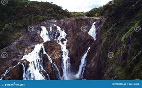 Picturesque View of Barron Falls, Kuranda, Queensland Australia Stock ...