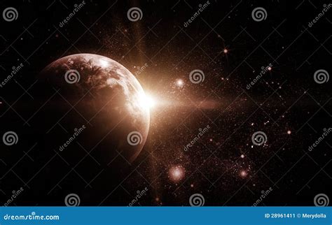 Realistic planet stock illustration. Illustration of ripples - 28961411