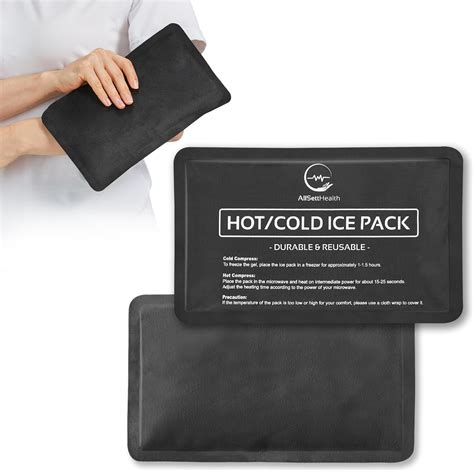 Amazon.com: 2 Pack Reusable Ice Packs for Injuries - Soft Ice Pack with Velvet Soft Fleece ...