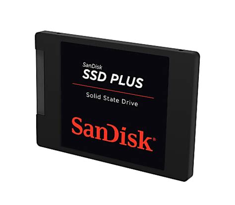 SanDisk SSD PLUS Internal Solid State Drive 480GB Black - Office Depot