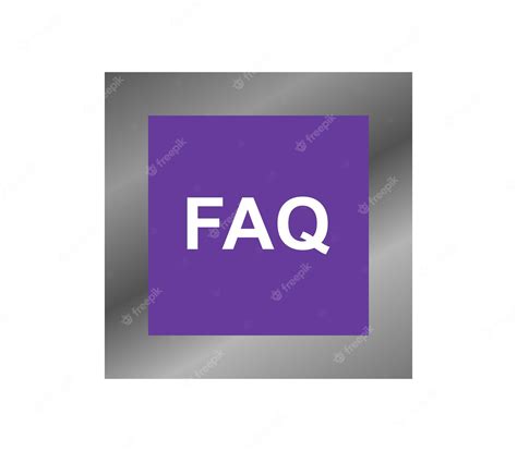 Premium Vector | Faq button