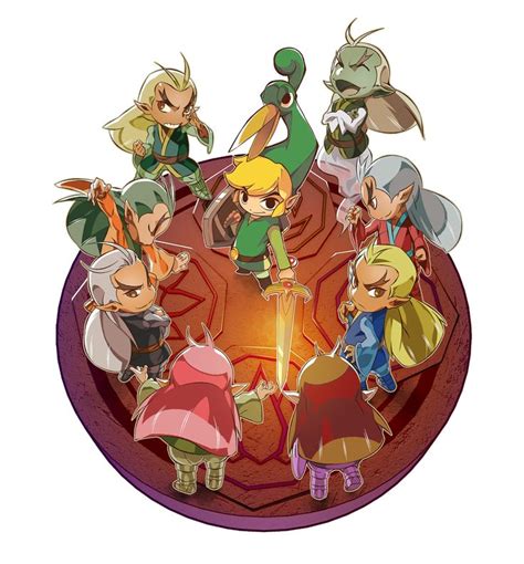 The Legend of Zelda: The Minish Cap artwork by Thal Dawb. | Legend of zelda, Zelda art, The ...