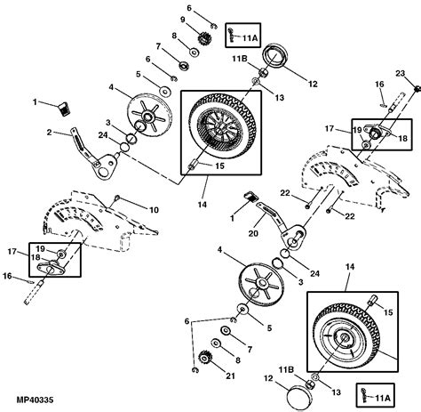 JS30 - MOWER, WALK-BEHIND REAR WHEELS EPC John Deere GX22253 CCE online ...