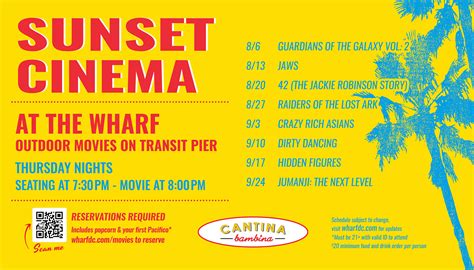 The Wharf hosts Sunset Cinema with floating screen on Southwest ...