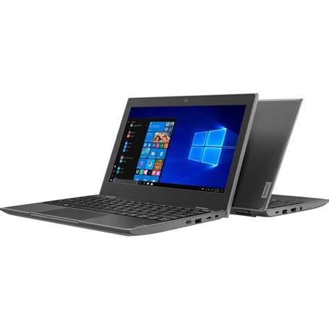 Lenovo 100e Windows 2nd Gen 11.6" Netbook, AMD 3015e, 4GB RAM, 64GB SSD, Black, 82GJ0004US ...