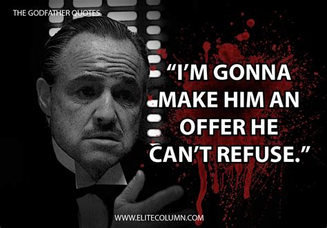 10 Fan Favourite The Godfather Quotes | EliteColumn