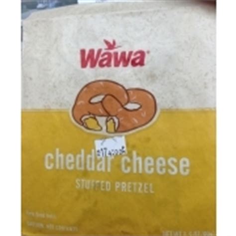 Wawa Cheddar Cheese Stuffed Pretzel: Calories, Nutrition Analysis ...