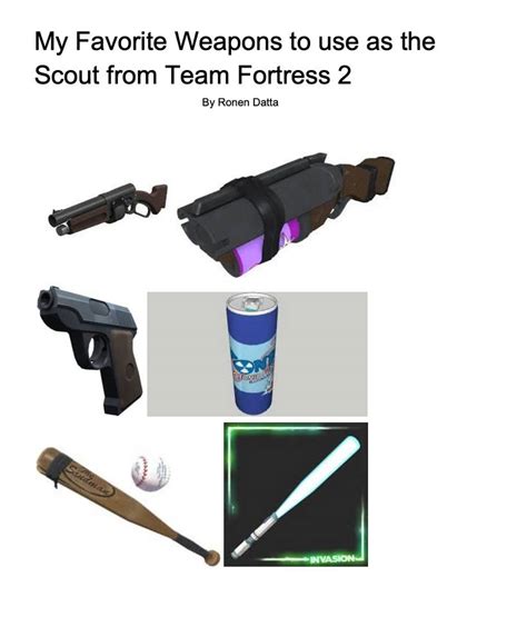 Scout weapons by AuraKnight100 on DeviantArt