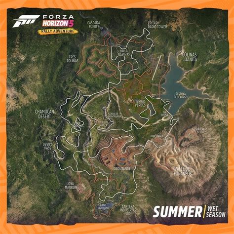 Forza Horizon 5: Rally Adventure DLC map revealed