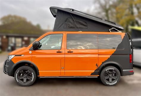 Rebellion VW Transporter Campervan Conversion Orange Swamper Caravan ...