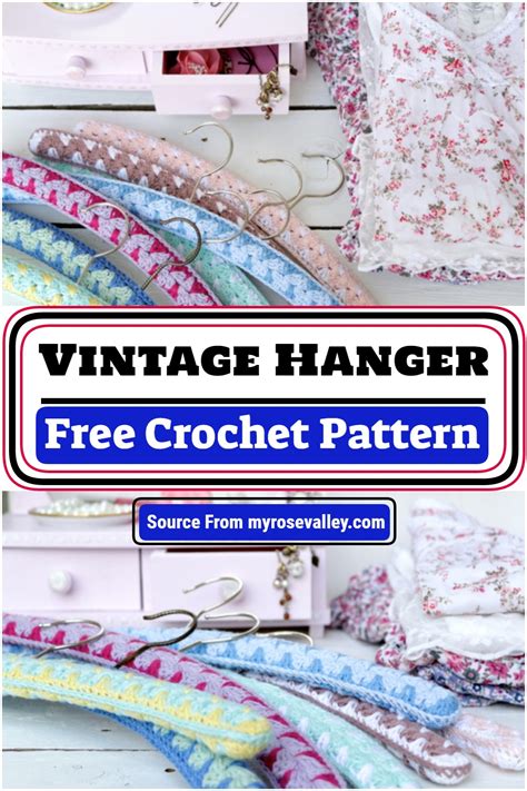 10 Free Crochet Hanger Cover Patterns