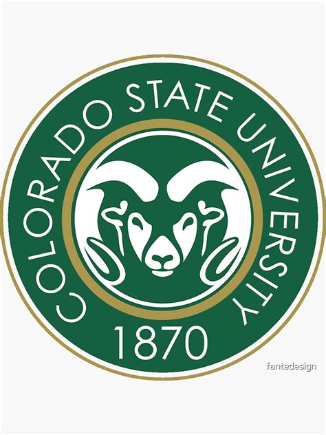 "Colorado State Rams University CSU" Sticker for Sale by fantedesign ...