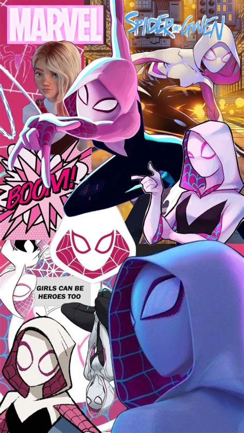 Spidergwen 🩷🤍#spidergwen #marvel #marvelcomics #spiderverse #girlscanbeheroestoo #spidergirl # ...