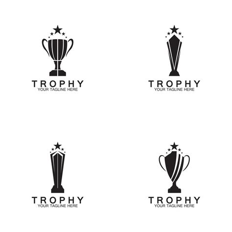 Trophy logo and symbol vector 2495878 Vector Art at Vecteezy