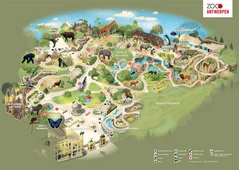 ZOO map - Antwerp ZOO