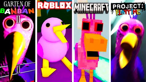 Evolution of Opila Bird in All Games | Garten of Banban 2, Minecraft, Roblox, Project Playtime ...