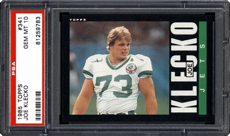 1985 Topps Joe Klecko | PSA CardFacts®