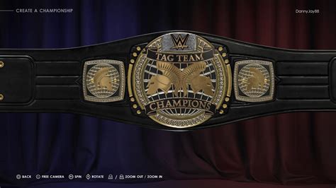 Custom wwe tag championship made with simonwelf's blank north american ...