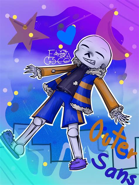 Outer sans :v by ninkNose on DeviantArt