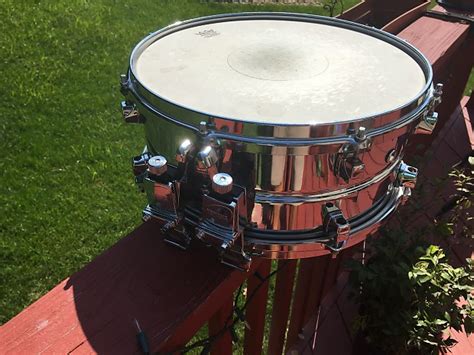 Very rare Yamaha Dave Weckl aluminum signature snare drum- | Reverb