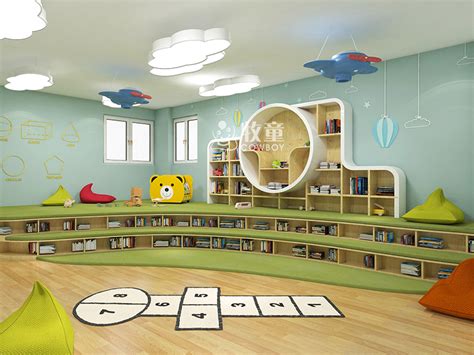 China Luxury International Daycare Preschool Kindergarten Library ...