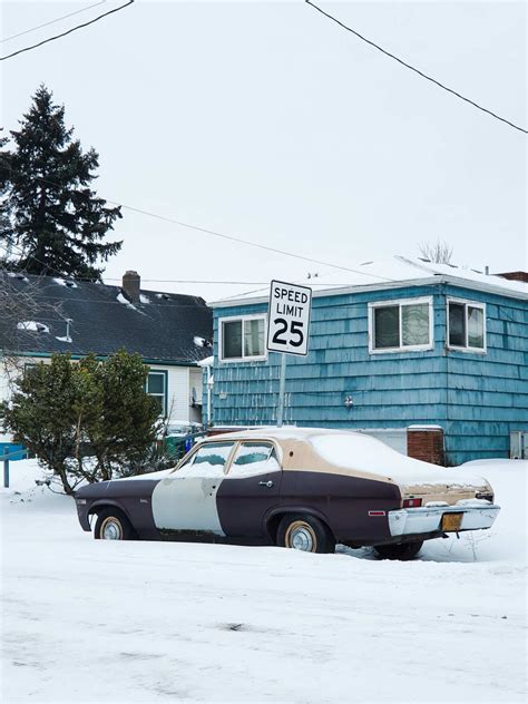 Snow in Portland: Urban skiing & sledging for groceries