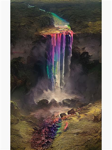 "Rainbow Kaieteur Falls" Poster for Sale by Visual-Fantasy | Redbubble