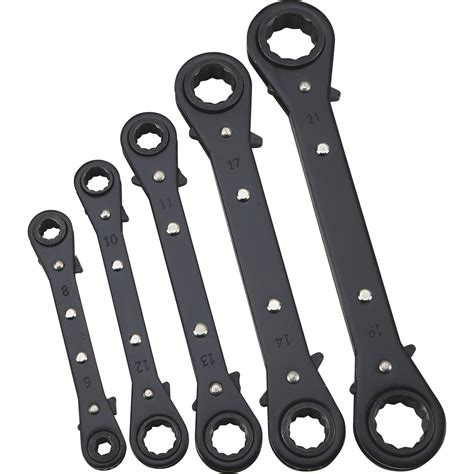 Ironton Ratcheting Box-End Wrench Set, 5-Pc., Metric | Northern Tool