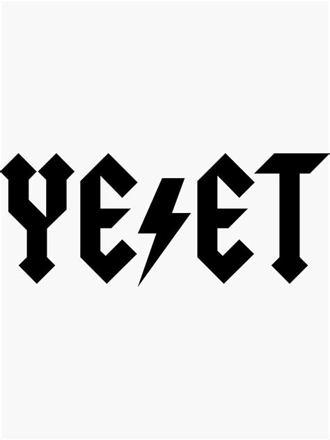 "Yeet Logo" Sticker by SQWEAR | Redbubble