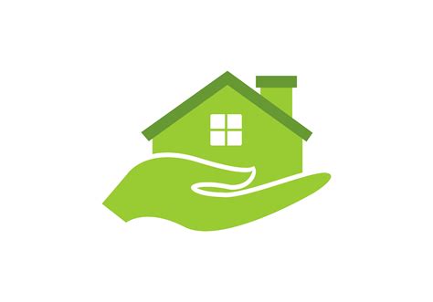 Home Green Logo Graphic by 2qnah · Creative Fabrica